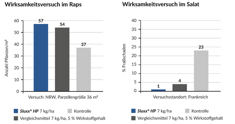 Wirksamkeit Wirksamkeit vom Schneckenkorn Sluxx HP